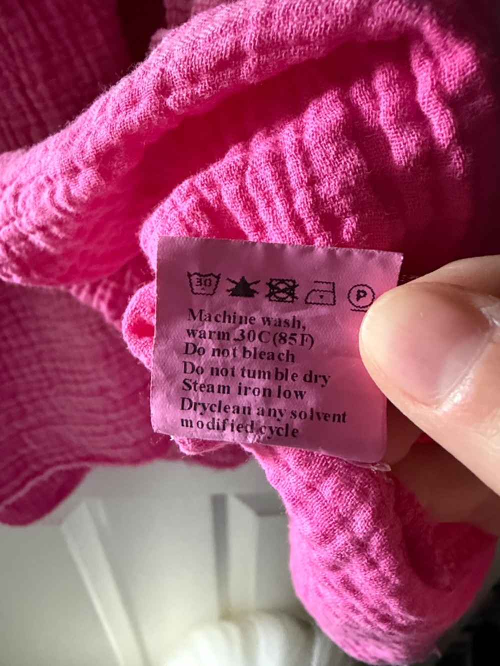 Pink Gauze Tiered Tunic Dress - Picture 3 of 3